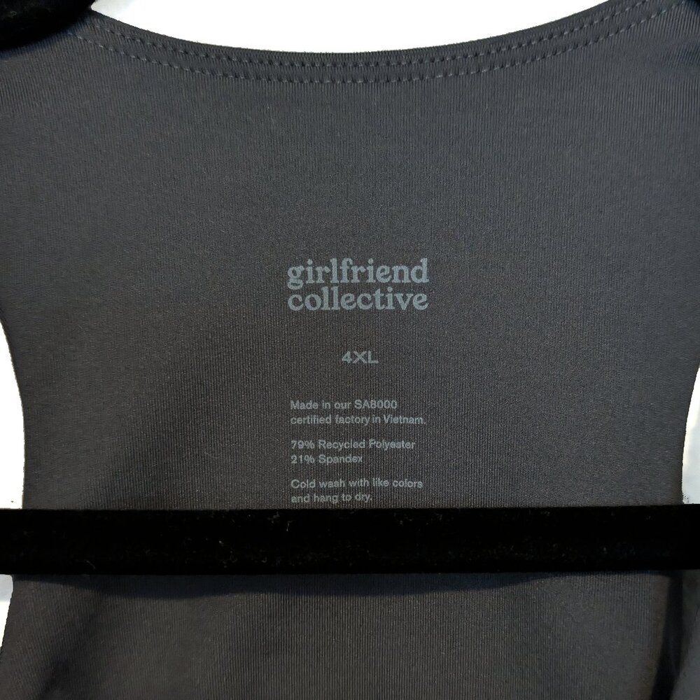 Girlfriend Collective Gray Tank Top Bra Size 4X - Picture 3 of 4